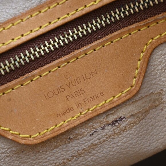 LOUIS VUITTON BUCKET PM Shoulder Tote Bag Monogram Leather Brown M42238 82EE587 - Picture 14 of 15